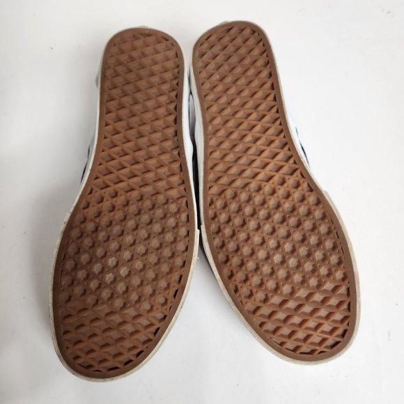 Vans Classic Slip-on Crew Graffiti Floral Red Blue Canvas Shoes Women's Size 10 - Picture 12 of 13